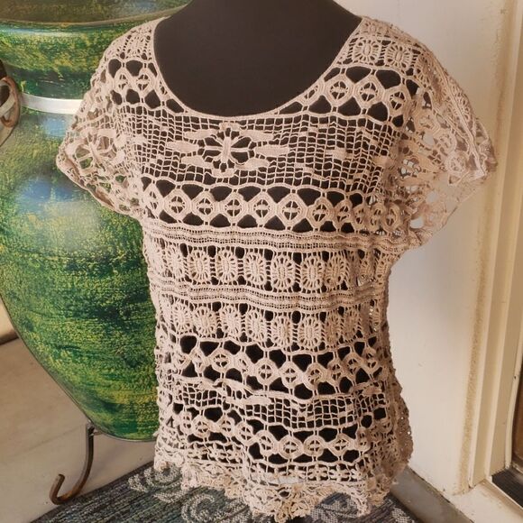 Crochet pullover top size med - Picture 3 of 6